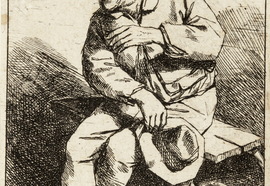 %d0%a1ornelis_pietersz_bega._seated_peasant._late_reprint._etching._8_2_x5_9_cm.