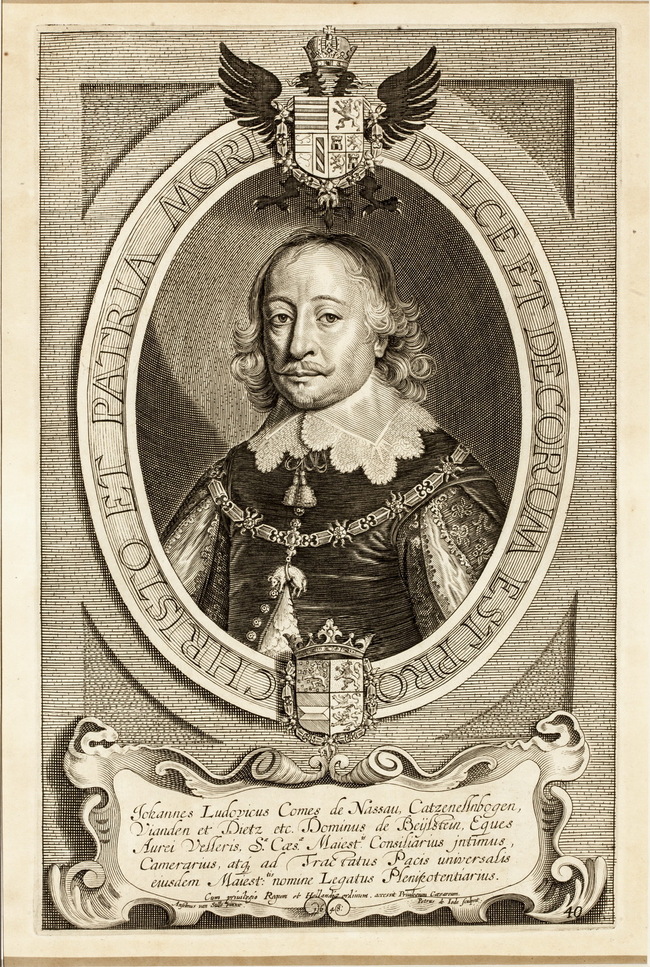 Портрет Johannes Ludovicus comes de nassau. Из серии портретов участников мирной конференции в Мюнстере в 1648 году.