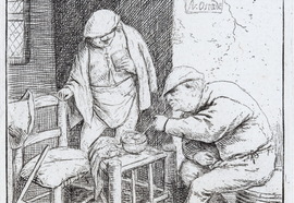 Adriaen_van_ostade._smoker_and_a_drinker._printed_at_the_xviii_century._etching._7_6_x6__7_cm.