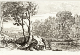 Herman_van_swanevelt._landscape_with_two_trees._printed_xviii_century._etching.__15_7%d1%8525_cm.