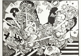 Volovitch_v._grotesque._carnival._2011._etching._edition_330__45x59_cm._-_small