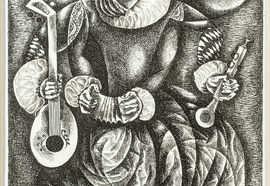 Volovitch_v._circus._the_musical_eccentric._polyptich._1980._etching__soft-touch_varnish._edition_2030._32x21_cm.